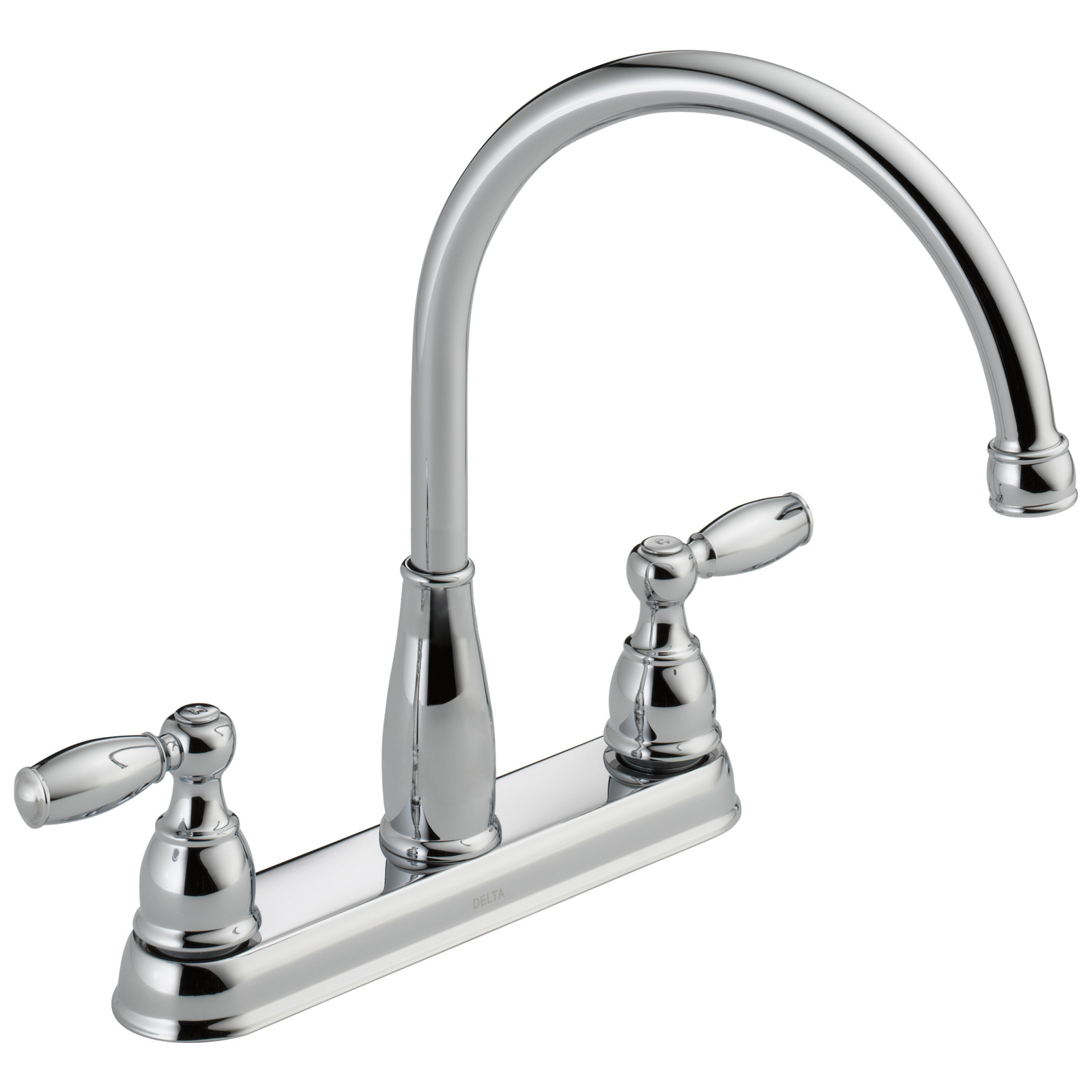 Delta Foundations 2-Handle Kitchen Faucet Chrome-Certified Refurbished gallery