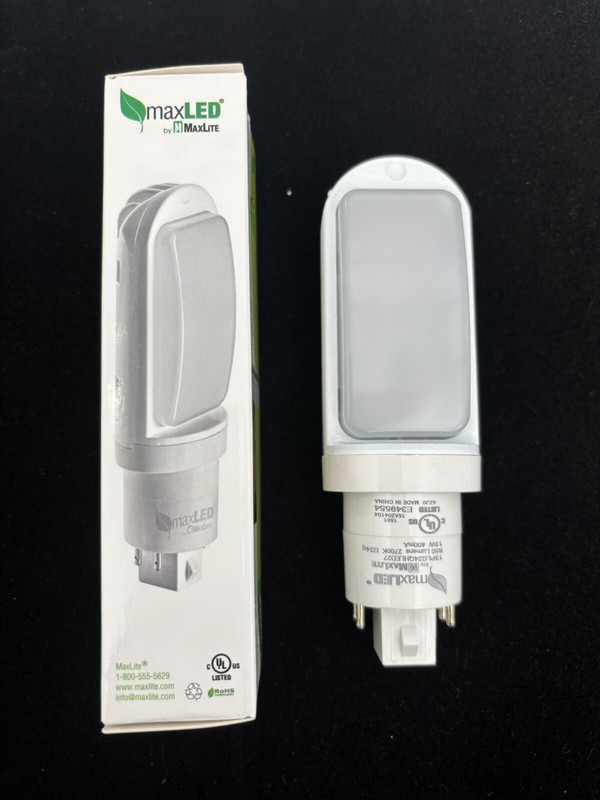 ⚡️4-pack MaxLED Horizontal Directfit 26Watt Replacement CFL⚡️13PLG24QHLED27 🐕 gallery