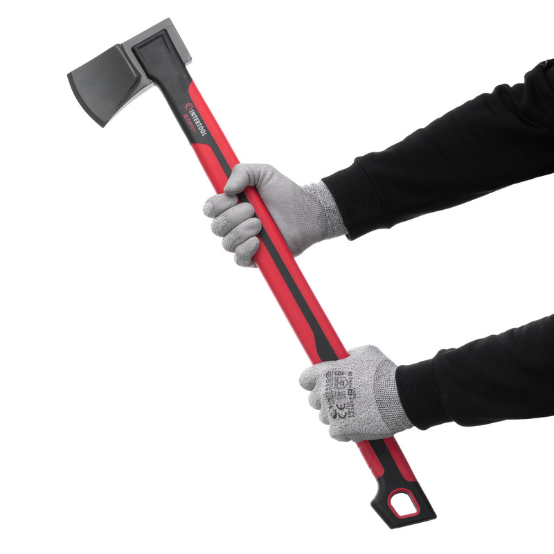 INTERTOOL 4 lbs Wood Splitting Axe, 28-inch Anti-Slip Handle STORM HT08-0297 gallery