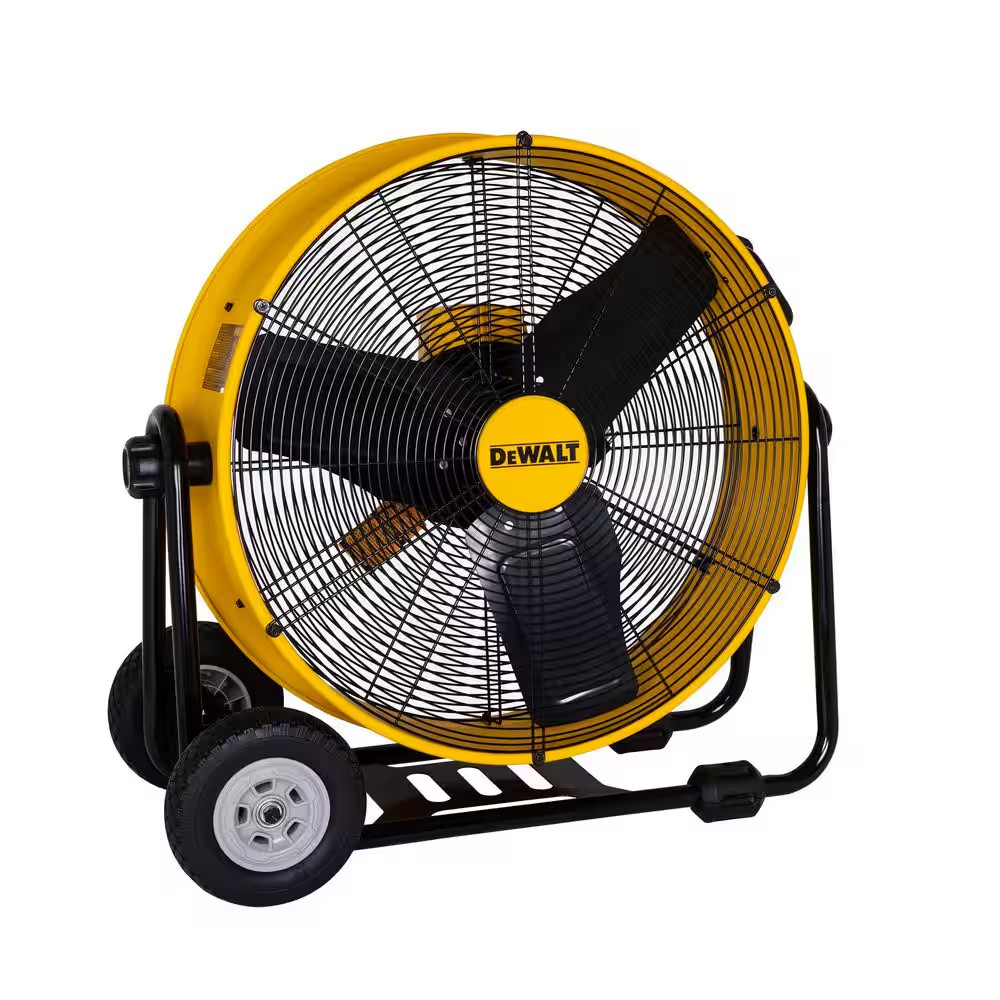 24 In. Heavy-Duty Drum Fan with Extra Long 12 Ft. Power Cord and Stepless Speed gallery