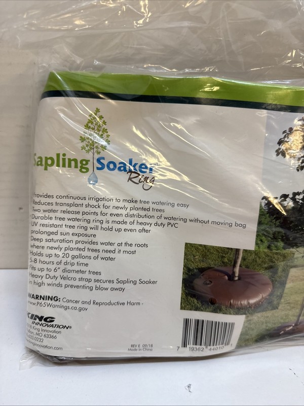 Tree Sapling Soaker Ring-Holds Up to 20 Gallons-Fits Up to 6” Diameter Tree gallery