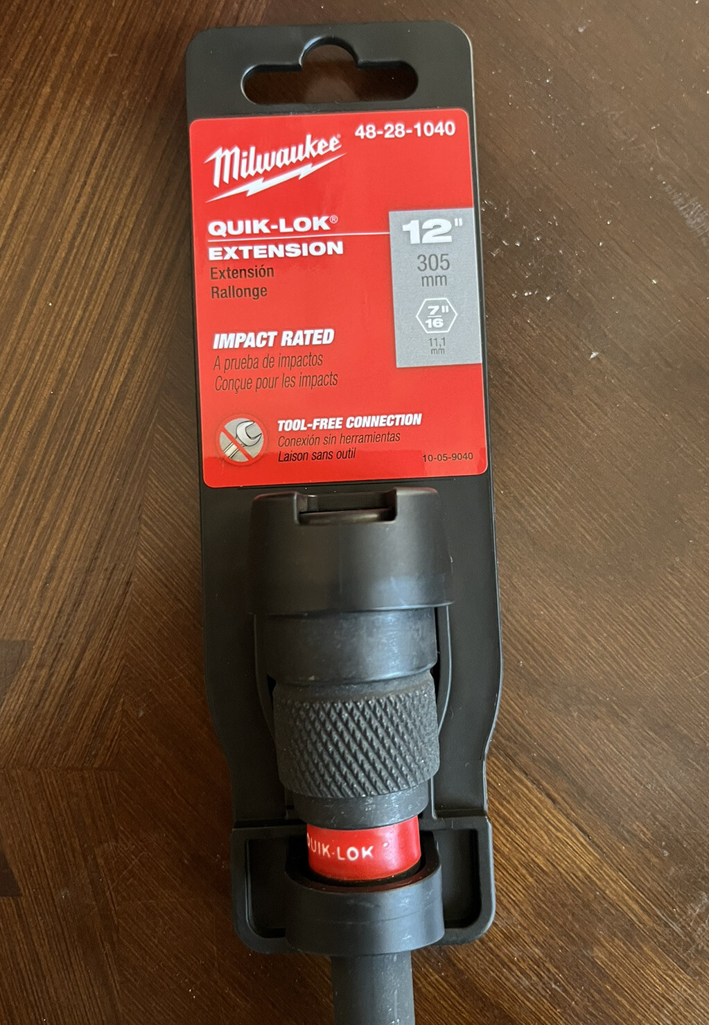 Milwaukee 12" Quik-Lok Impact Rated Extension (48-28-1040) gallery