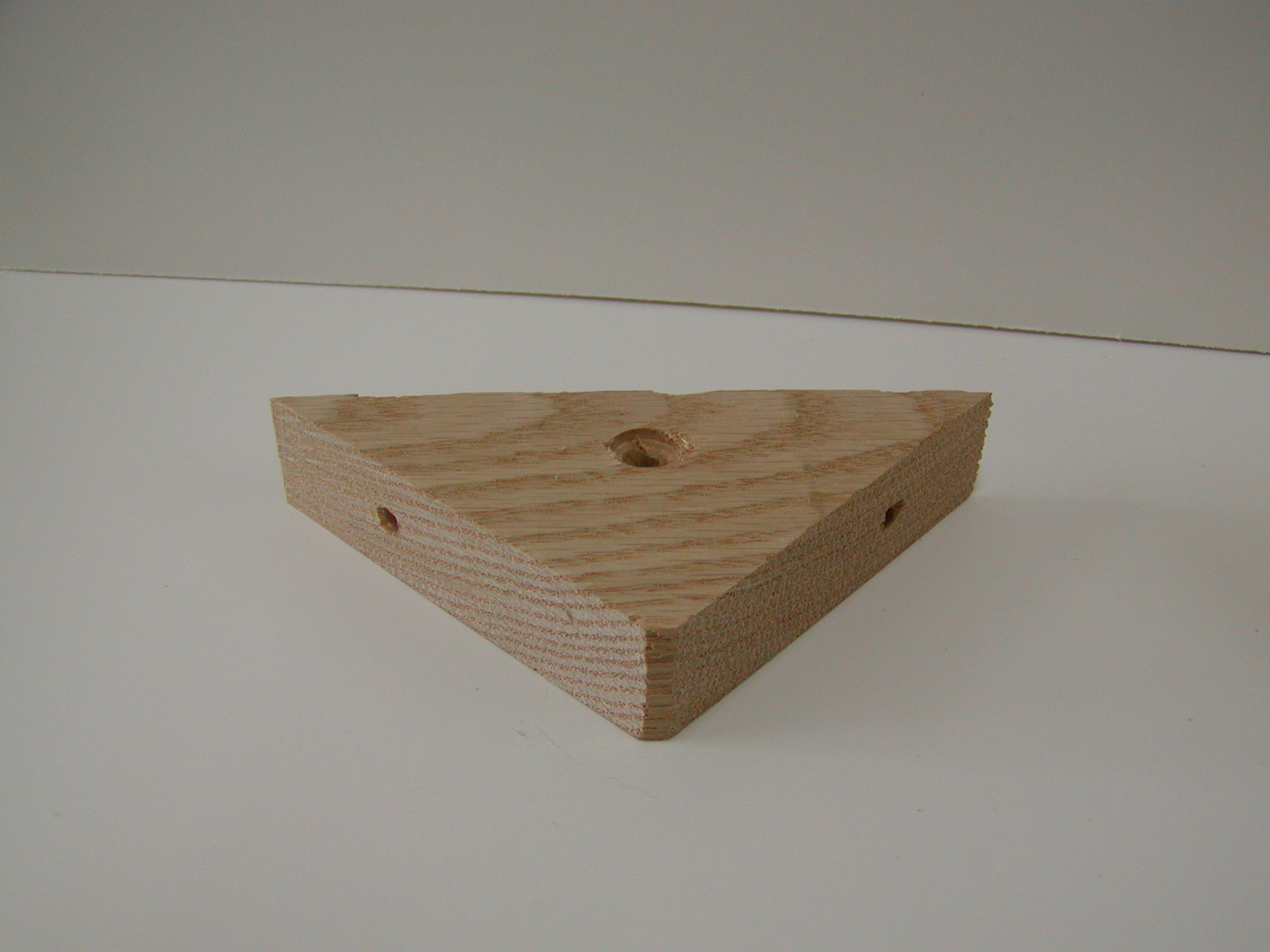 Solid American Oak Cabinet Corner Wood Blocks/Braces (Package of 4) Counter Top gallery