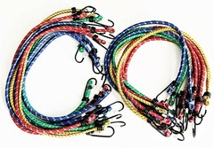 20 ATE PRO TOOLS 30″ BUNGEE CORDS TIE DOWN ELASTIC STRAP ASSORTED COLORS #92006