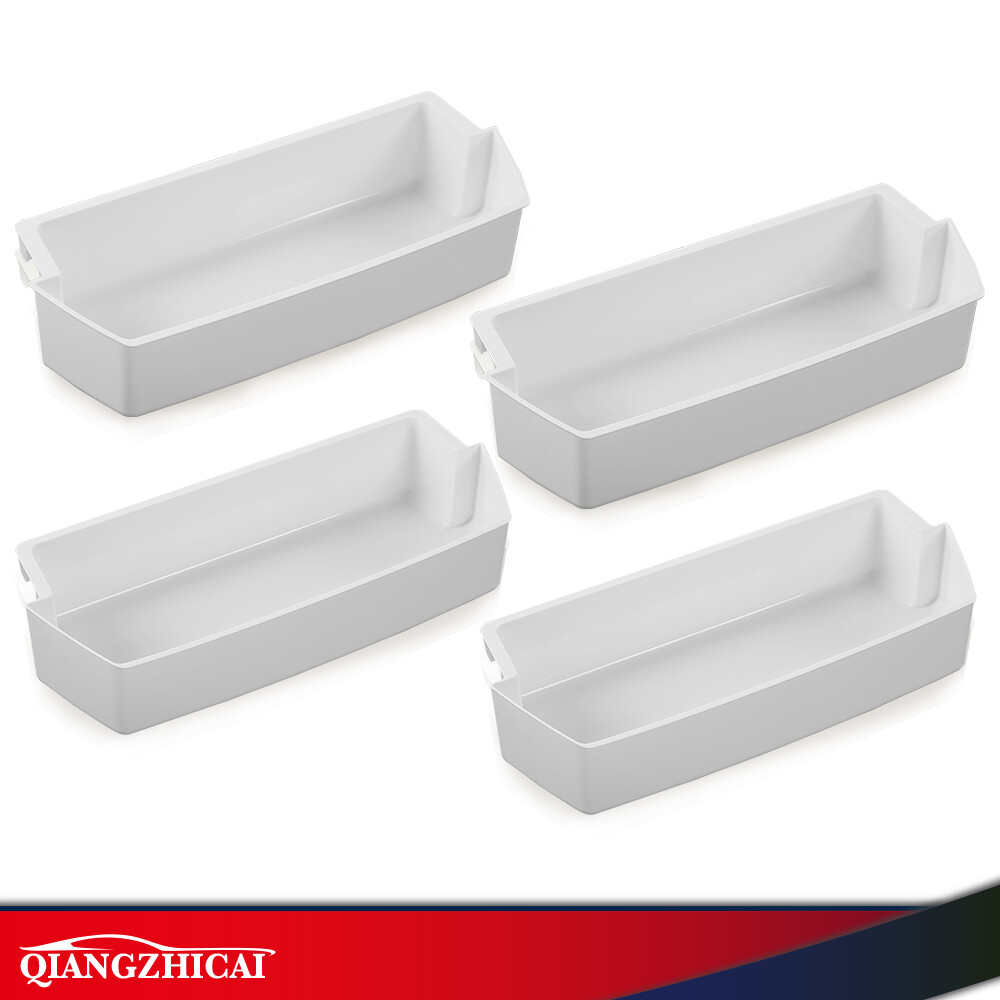 Compatible with Kenmore Whirlpool Refrigerator White Shelf Bin 4 Packs gallery