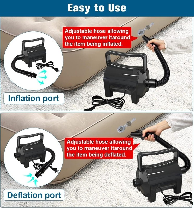 Efficient Quick-Fill Air Pump for Inflatables gallery