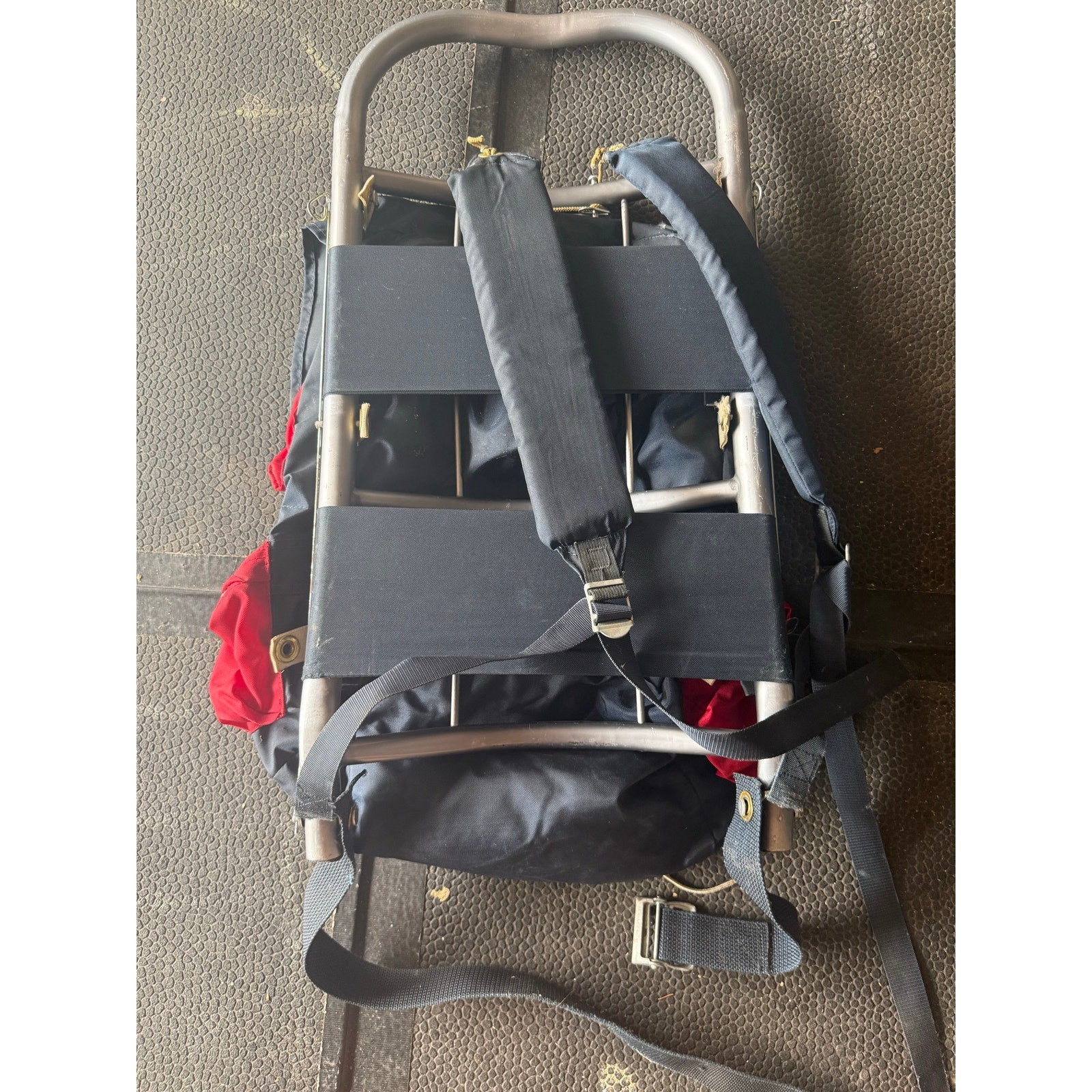 Vintage Go Pack Red External Frame Hiking Backpack Pack Daypack   4