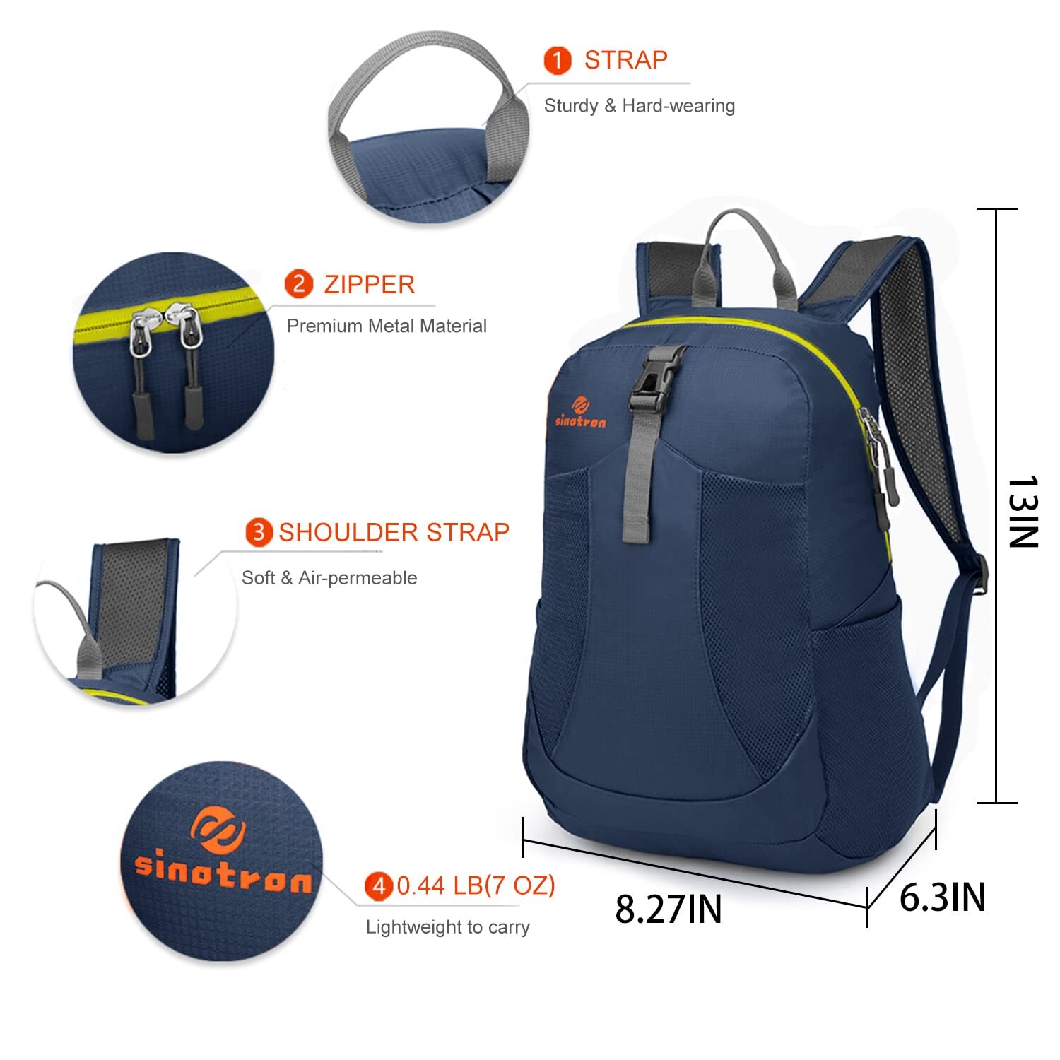 Lightweight Packable Backpack Small Foldable Hiking Backpack Day Pack for Tra... 2