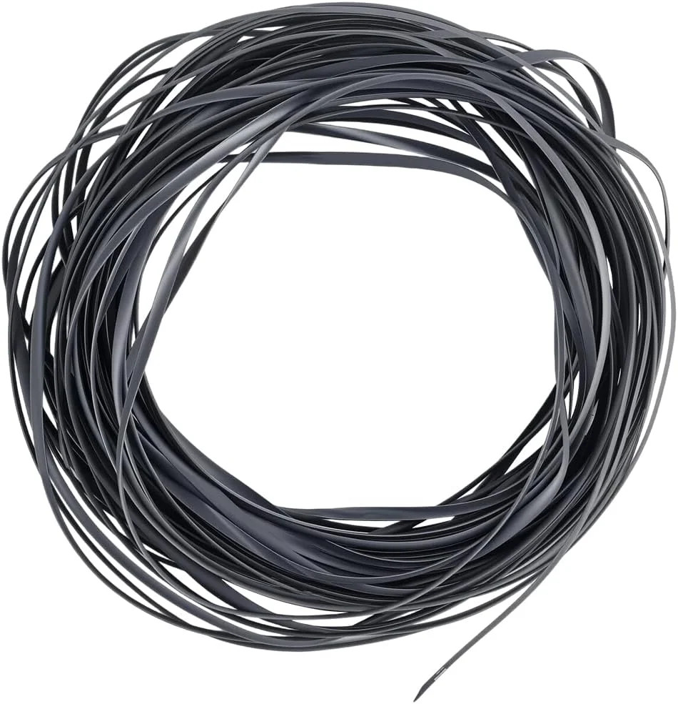 GORGECRAFT 30m*5mm Rattan Weaving Wicker Outdoor Wicker Repair Kit Dark Gray Syn gallery
