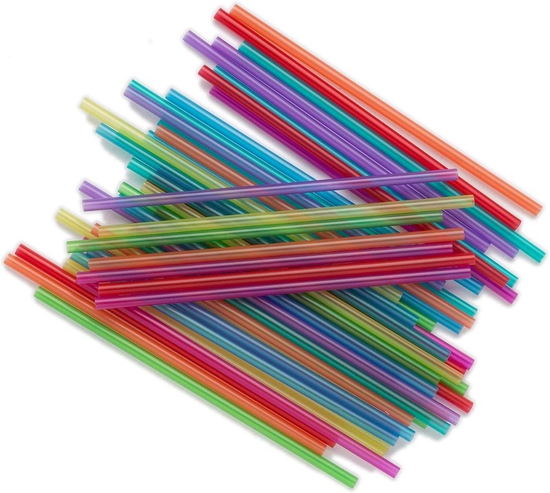 Primula 12 Pack Bamboo Straws - Assorted Colors, 9 Inches, Eco-Friendly gallery