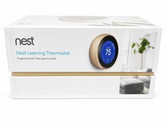 Google Nest 3rd Generation Learning Thermostat – Brass – Sealed