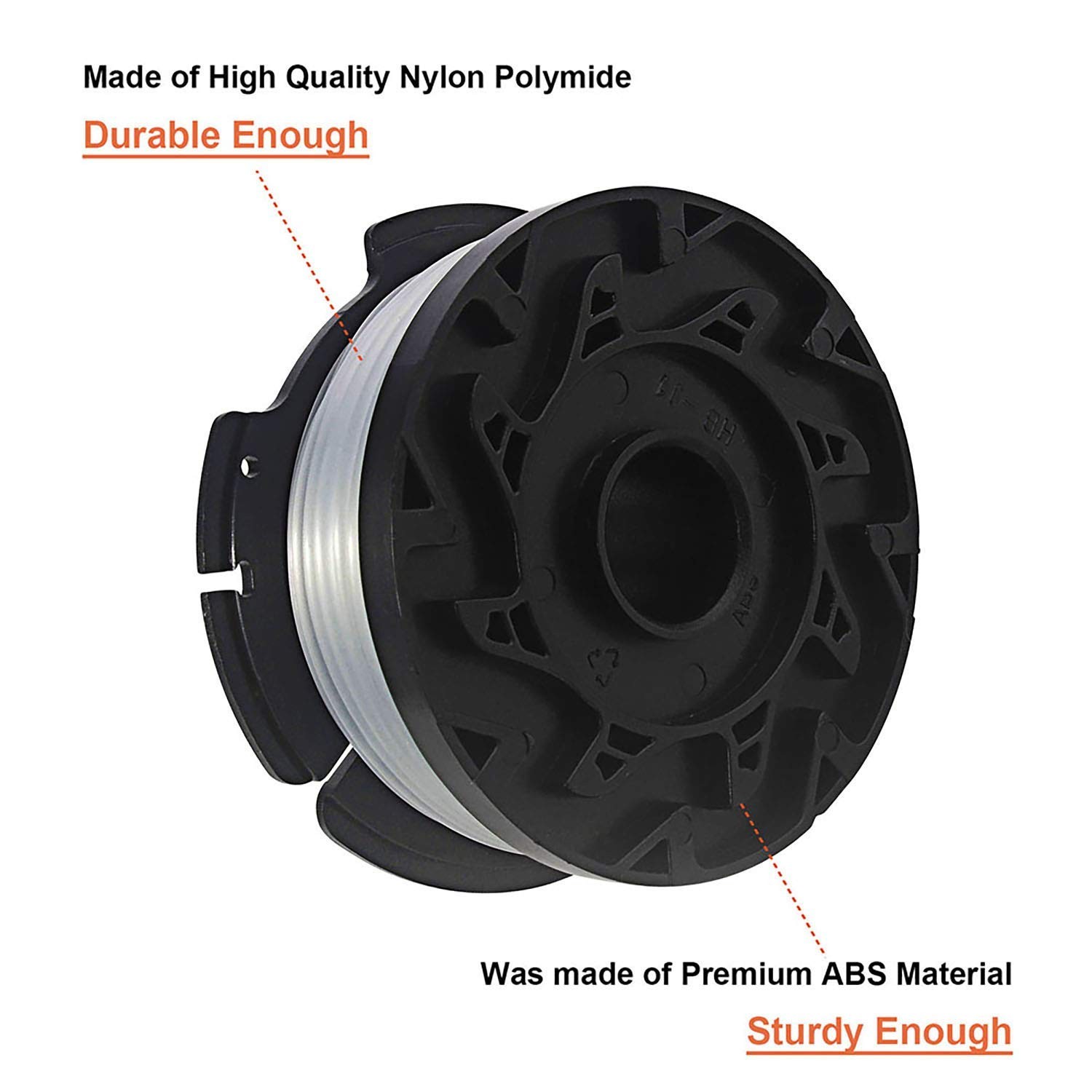 THTEN AF-100 String Trimmer Spool Compatible with Black and 6+2, black gallery