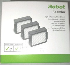 Original iRobot High-Efficiency Filter, 3-pack for Roomba e. & I. Series, New