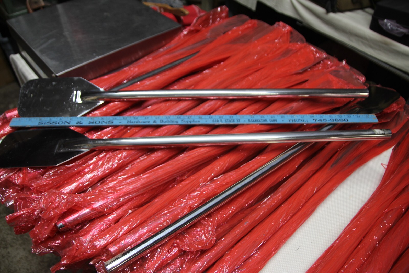 Two (2) pcs 36 in Mixing Paddle s Stainless Steel Strong or Spatula gallery