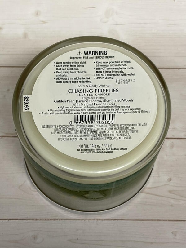 Bath & Body Works Chasing Fireflies 3-Wick Candles x2 gallery