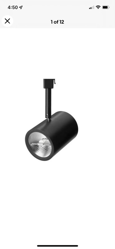 Lithonia Lighting Black Front Loading Flat Back Commercial Track Head PAR30 DBL gallery