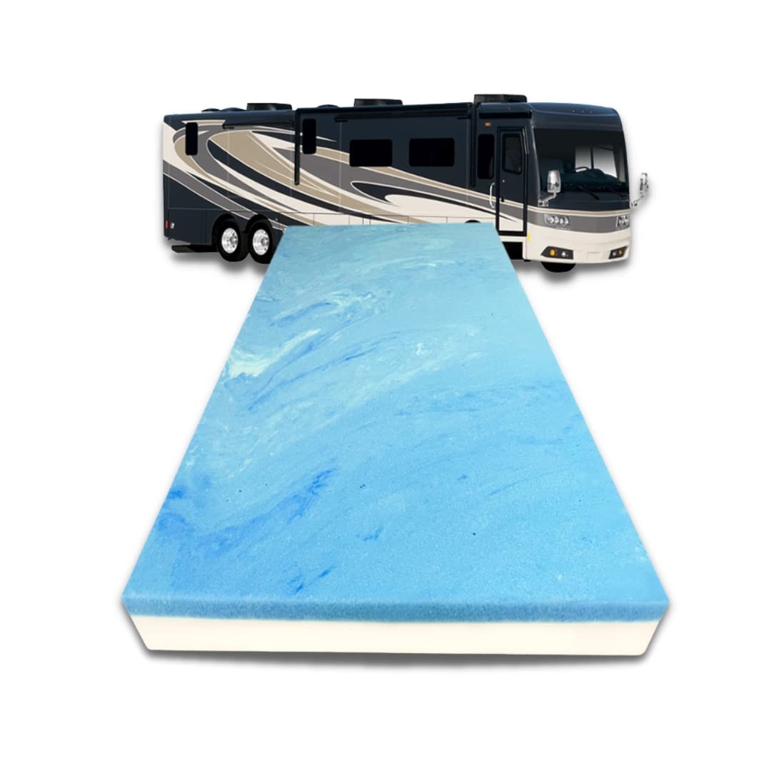 FoamRush 7Inch Gel Memory Foam RV Mattress 30" x 72" MediumFirm gallery