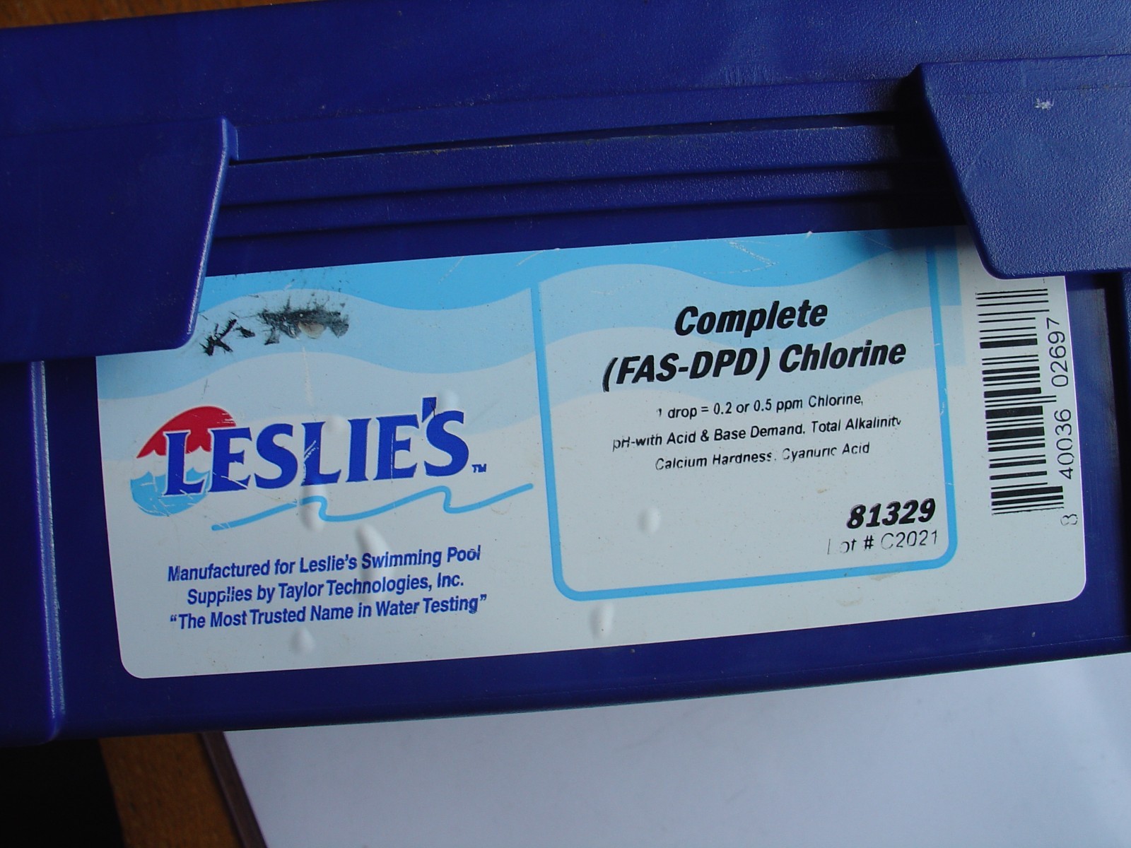 Leslie's Complete Poolcare DPD Pool and Spa Water Test Kit Incomplete Parts Read gallery