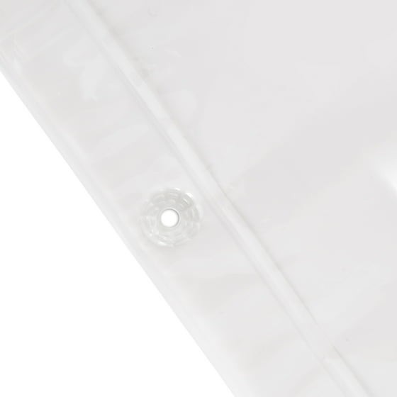 2 pack Mainstays Light Weight PEVA Shower Curtain Liner, 70" x 71" – Clear gallery