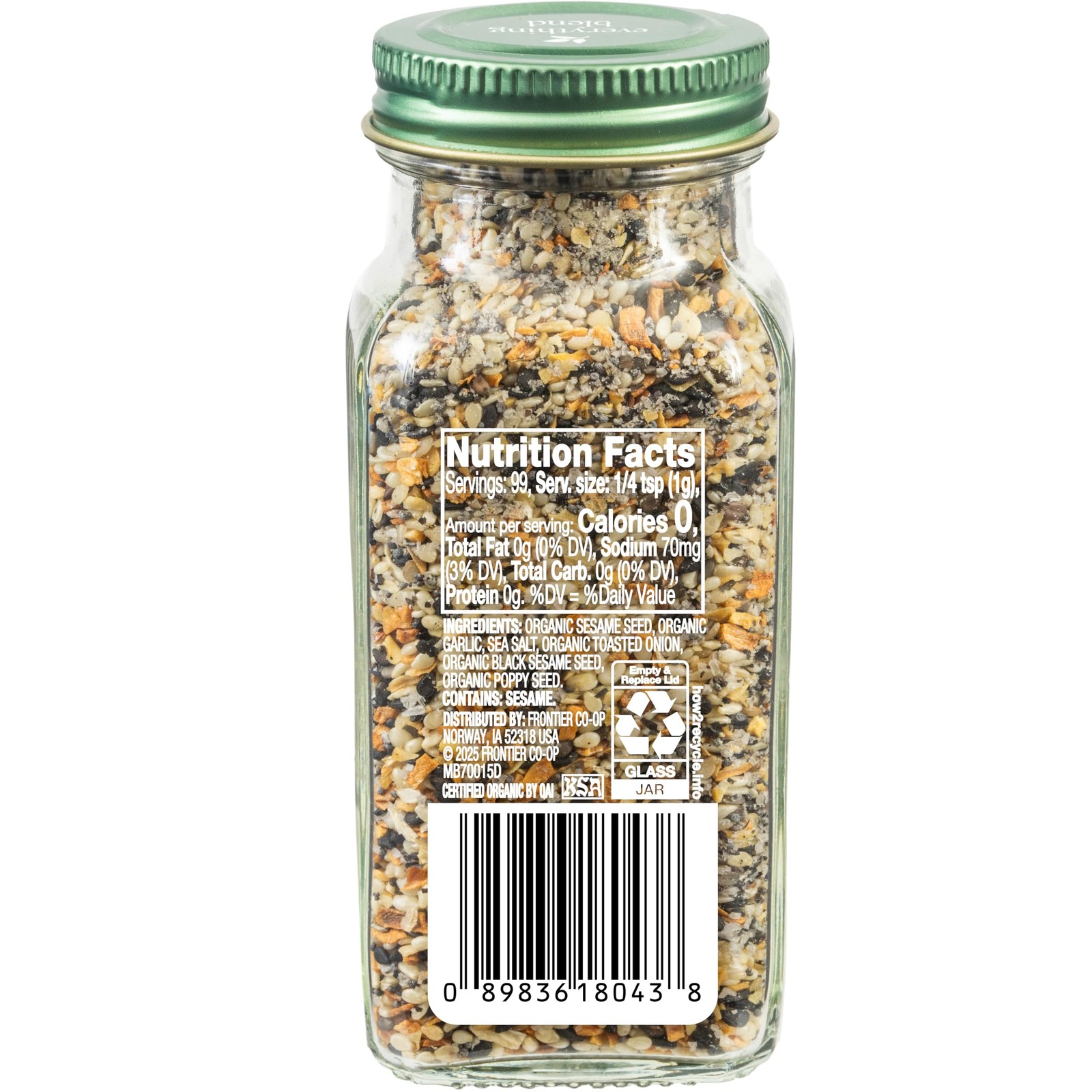 SIMPLY ORGANIC Organic Everything Spice Blend, 3.49 OZ 4 Ounce (Pack of 1) gallery