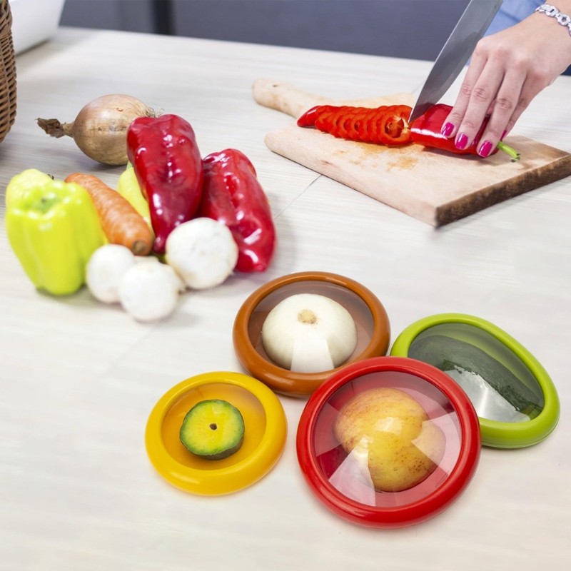 4X Fruit And Vegetable Storage Containers Set Reusable And Durable Fruit Storage gallery