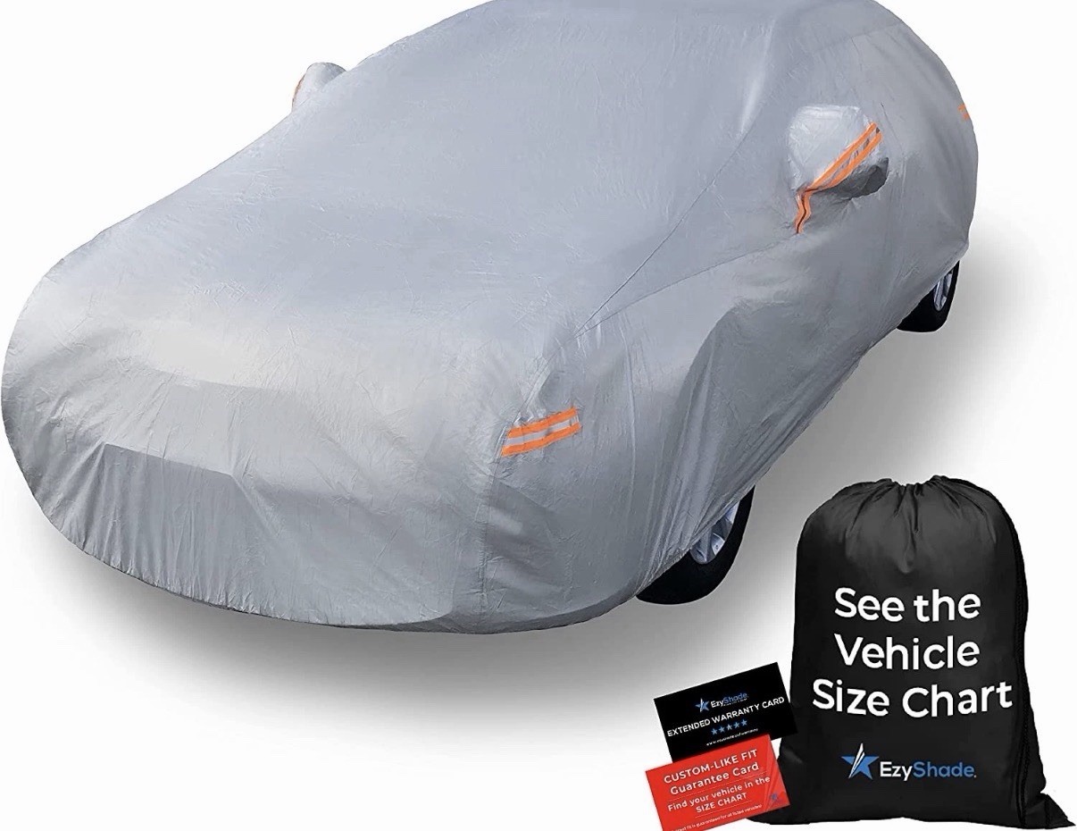 10-Layer Waterproof Car Cover for All Weather - Size A0, Sedan/SUV Protection gallery