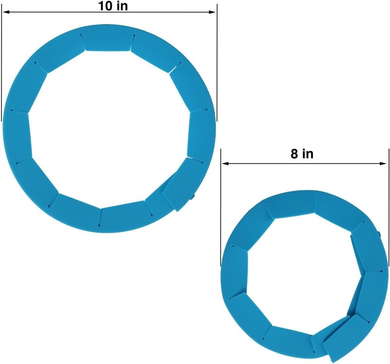 Adjustable Pie Crust Shield Silicone Pie Protector Pie Ring Crust Bake Protector gallery
