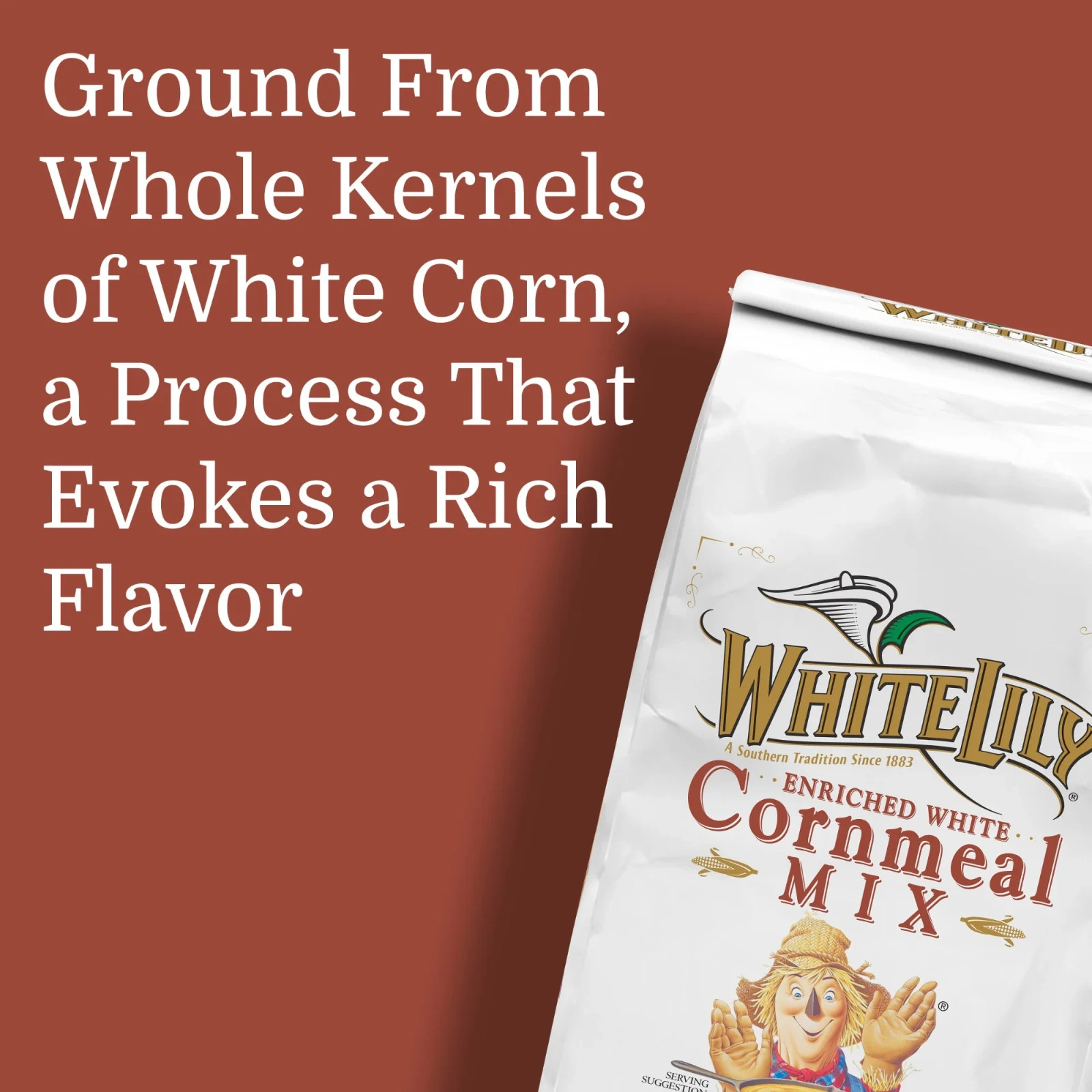 White Lily Self-Rising Enriched White Cornmeal Mix, 5 lb Bag gallery