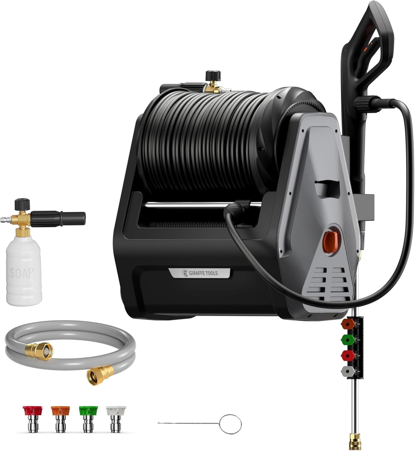 Giraffe Tools 2.2 GPM Electric Pressure Washer Power Washer 100FT Max 2900 PSI gallery