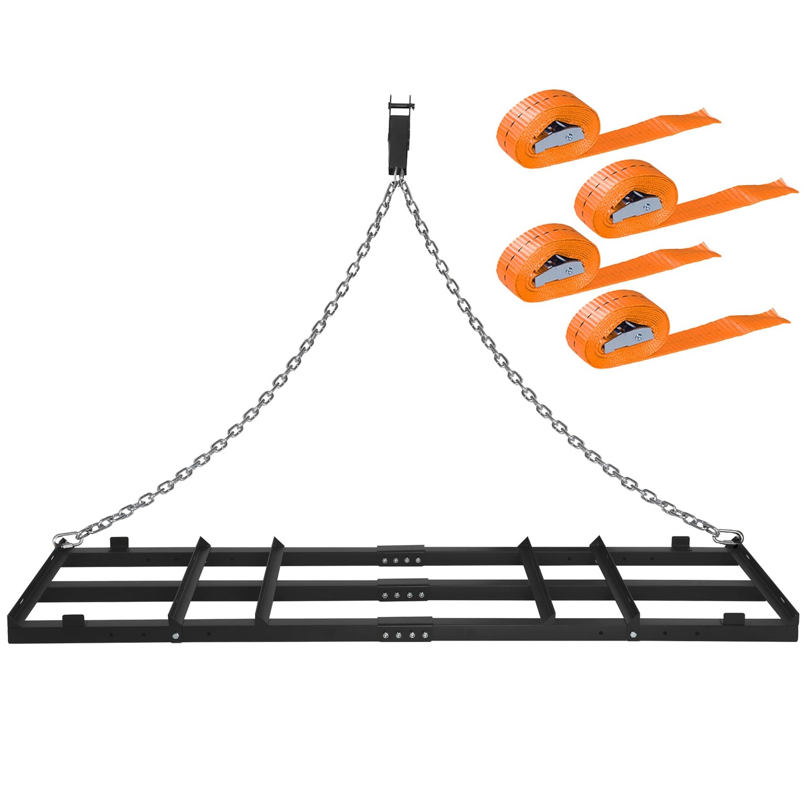 Drag Harrow 6 FT Heavy Duty Power Rake Tow Behind ATV UTV Tractor Toriexon Chain gallery