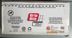 GRIP RITE SPLIT PROOF SIDING NAILS RUST FREE RING SHANK 8D 2 1/2″ 30 LBS NEW
