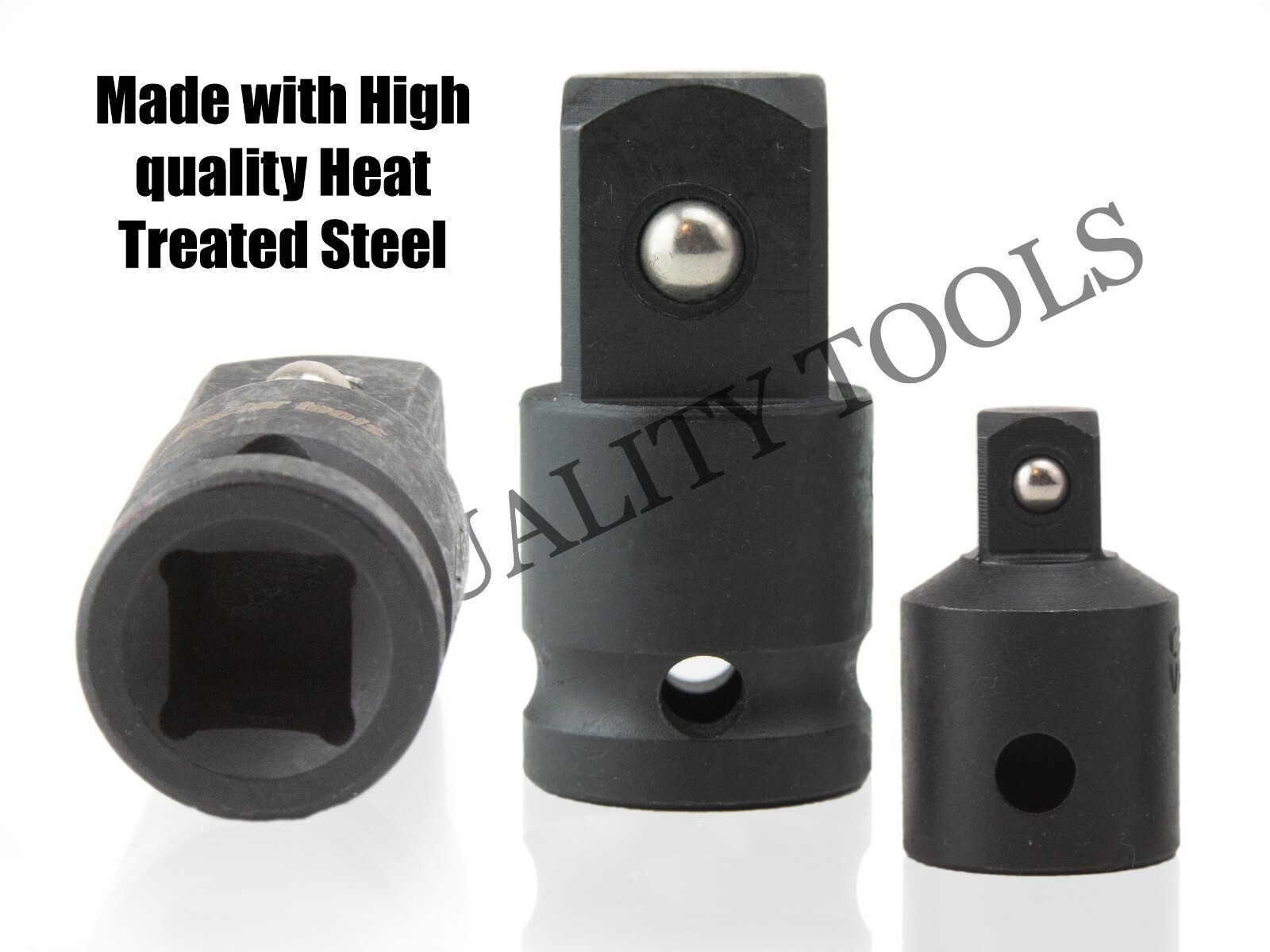 VCT 5pc Impact Socket Adapter & Reducer Cr-V Impact Driver Set gallery