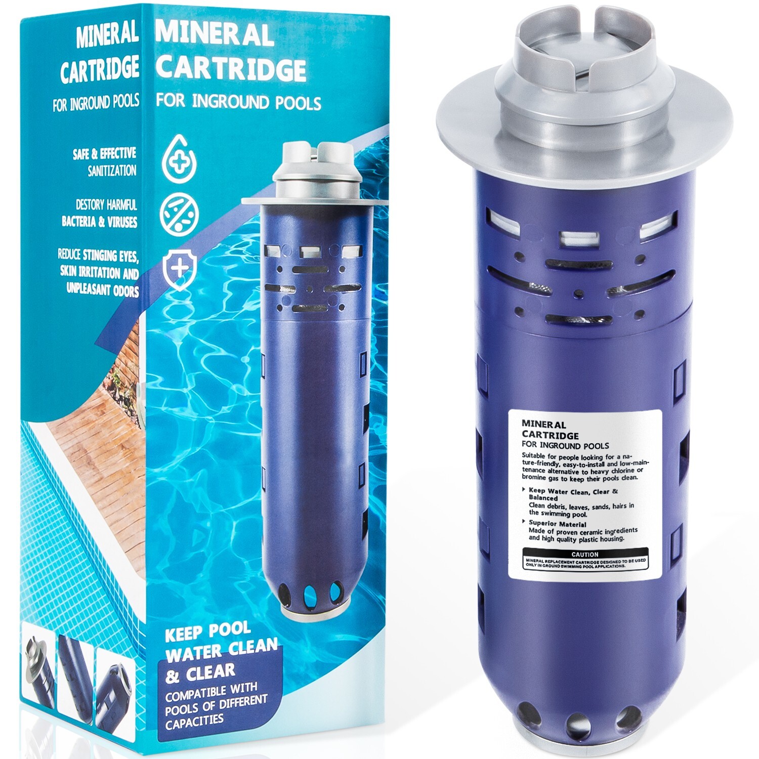 For Zodiac Nature2 Duoclear Fusion Mineral Cartridge W28000 W28001 35000 Gallons gallery