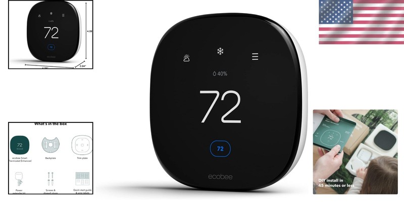 Programmable Wifi Smart Thermostat - Compatible with Alexa & Google Assistant gallery