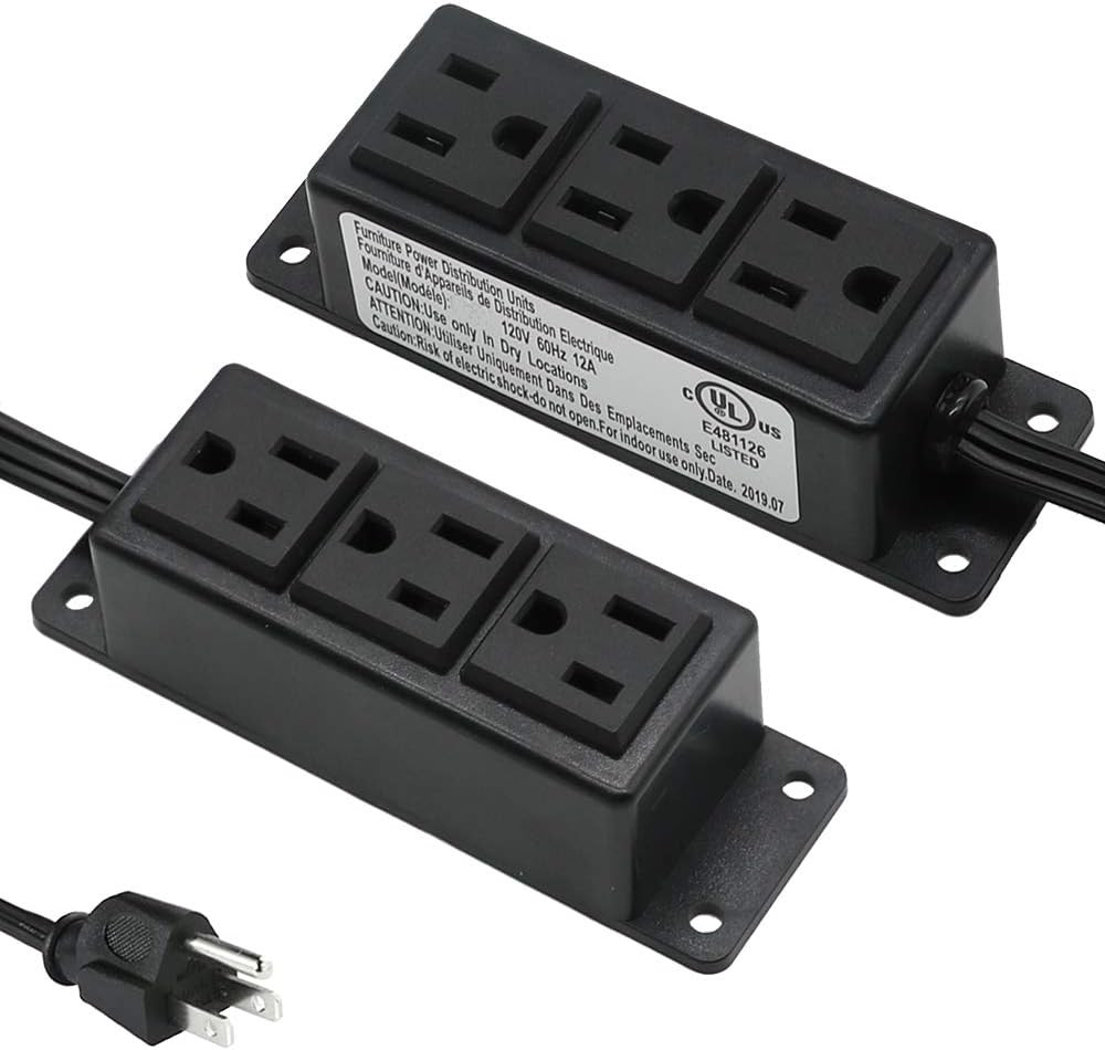 Surface Mounted Power Strip 3 Ac Grounded Outlets Mountable Power Strip gallery