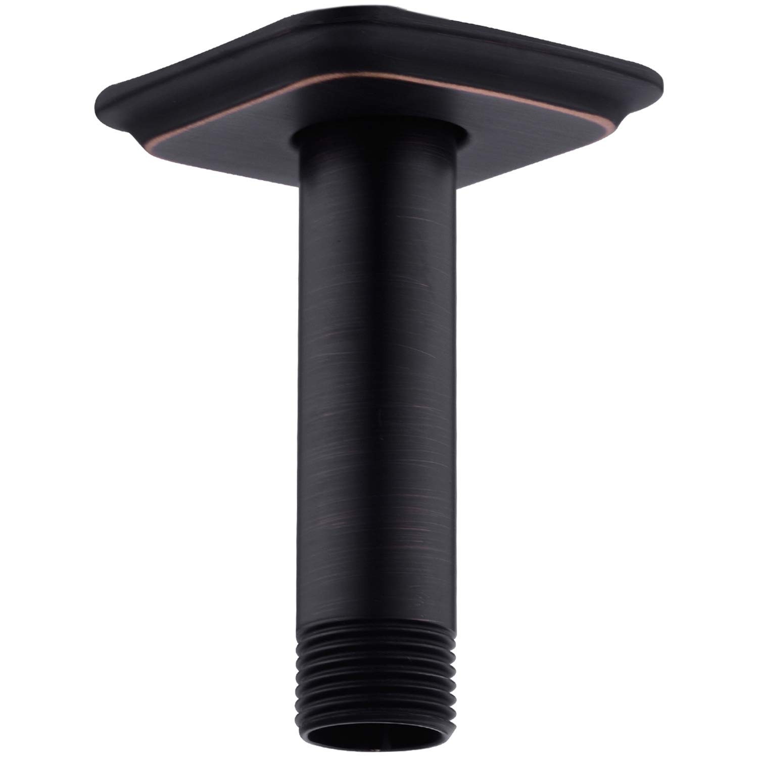 Bronze Shower Arm with Flange 4 Inch Straight Ceiling Mounted Extension Arm f... gallery