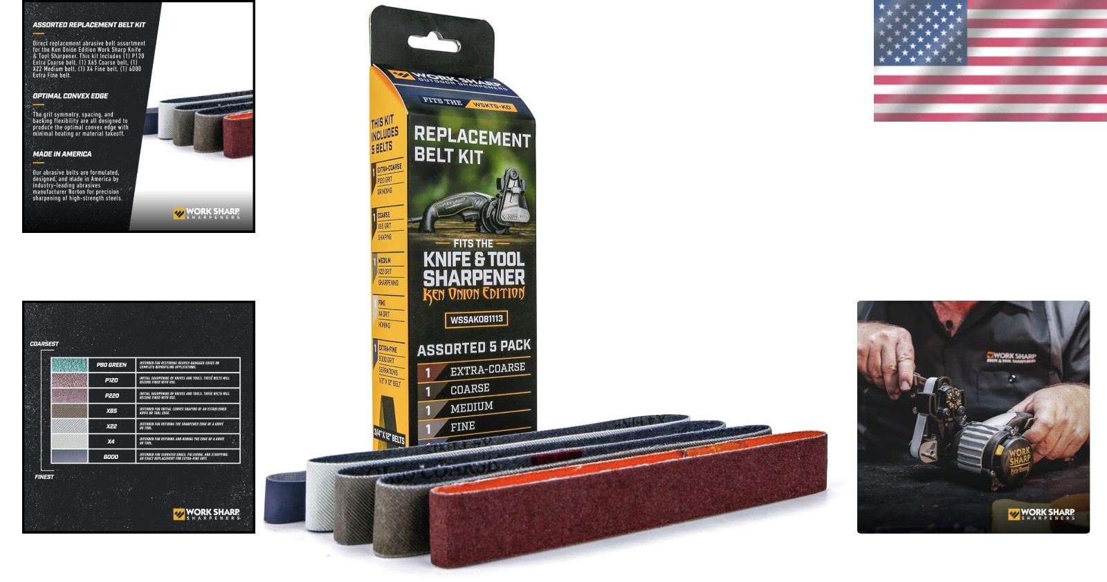 Versatile Replacement Belt Kit for Ken Onion Edition - Hand Powered and Durable gallery