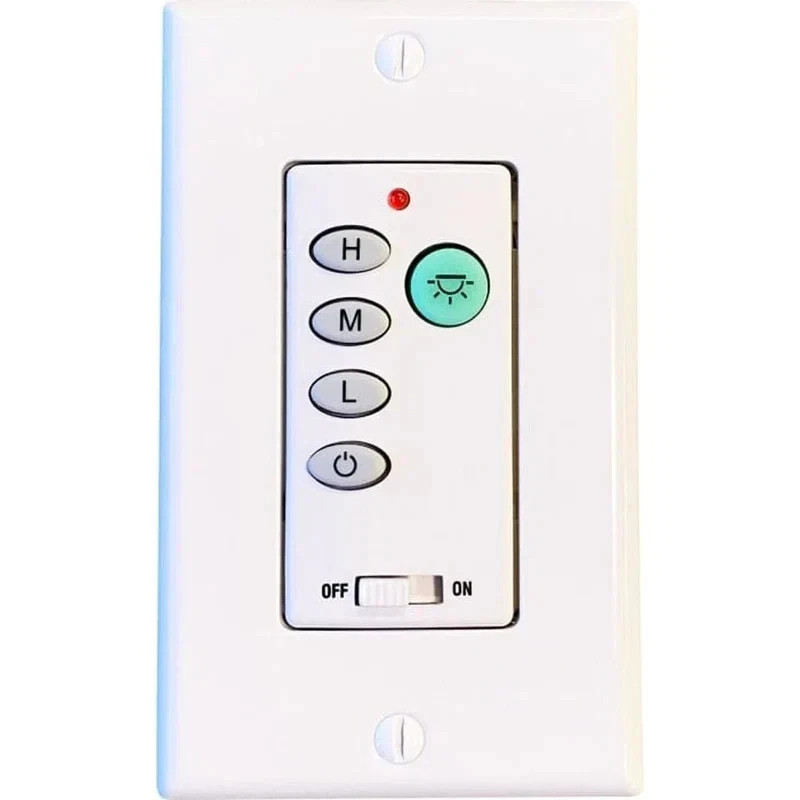 MODERN FAN COMPANY BALL LED FLUSH MOUNT 52" GLOSS WHITE CEILING FAN WALL CONTROL gallery