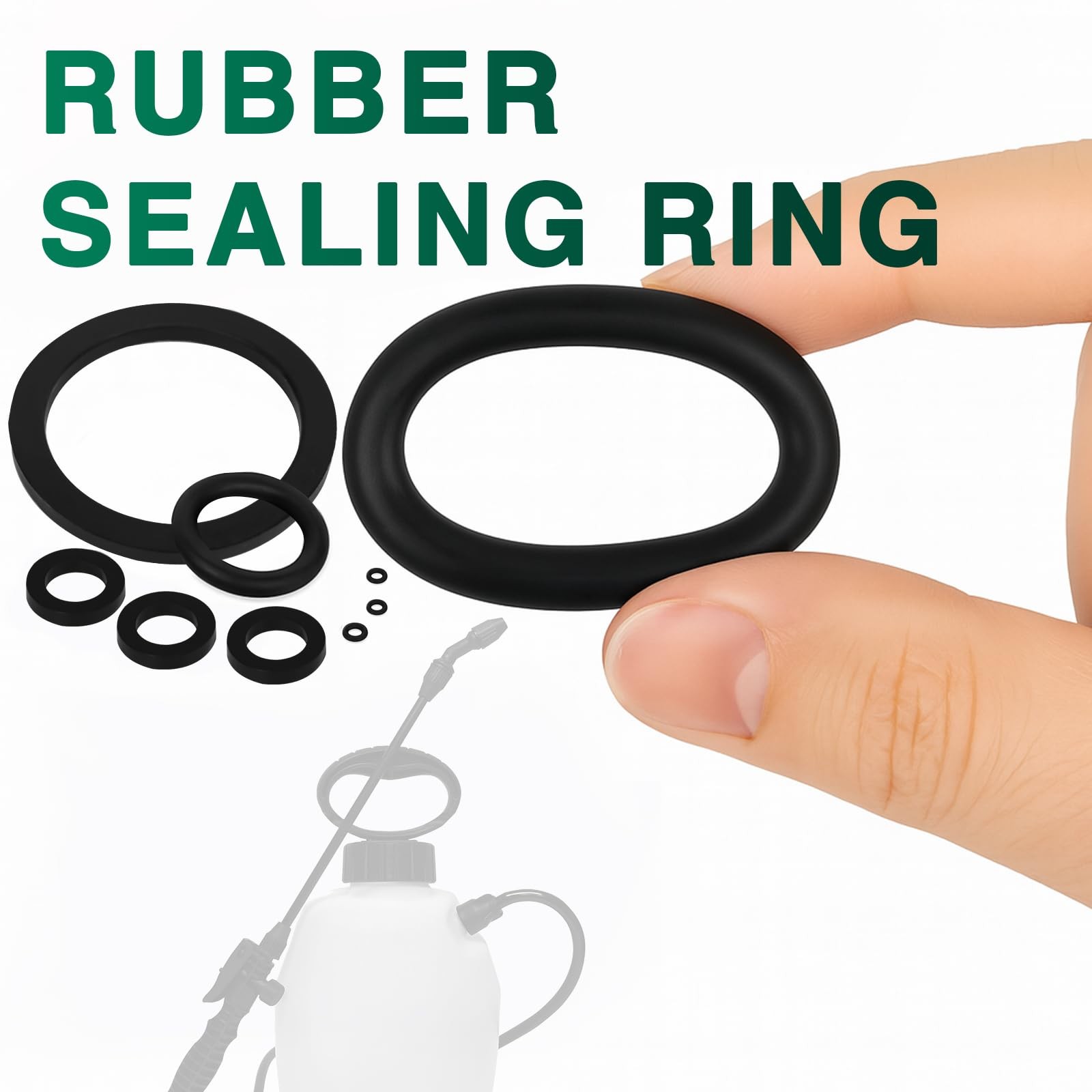 10Pcs Sprayer Seal Rings,Garden Sprayer Replacement Parts Pump Sprayer Parts ... gallery