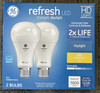 GE Refresh LED 2 Bulbs Daylight 17W (100W equivalent) 1600 Lumen HD Light gallery
