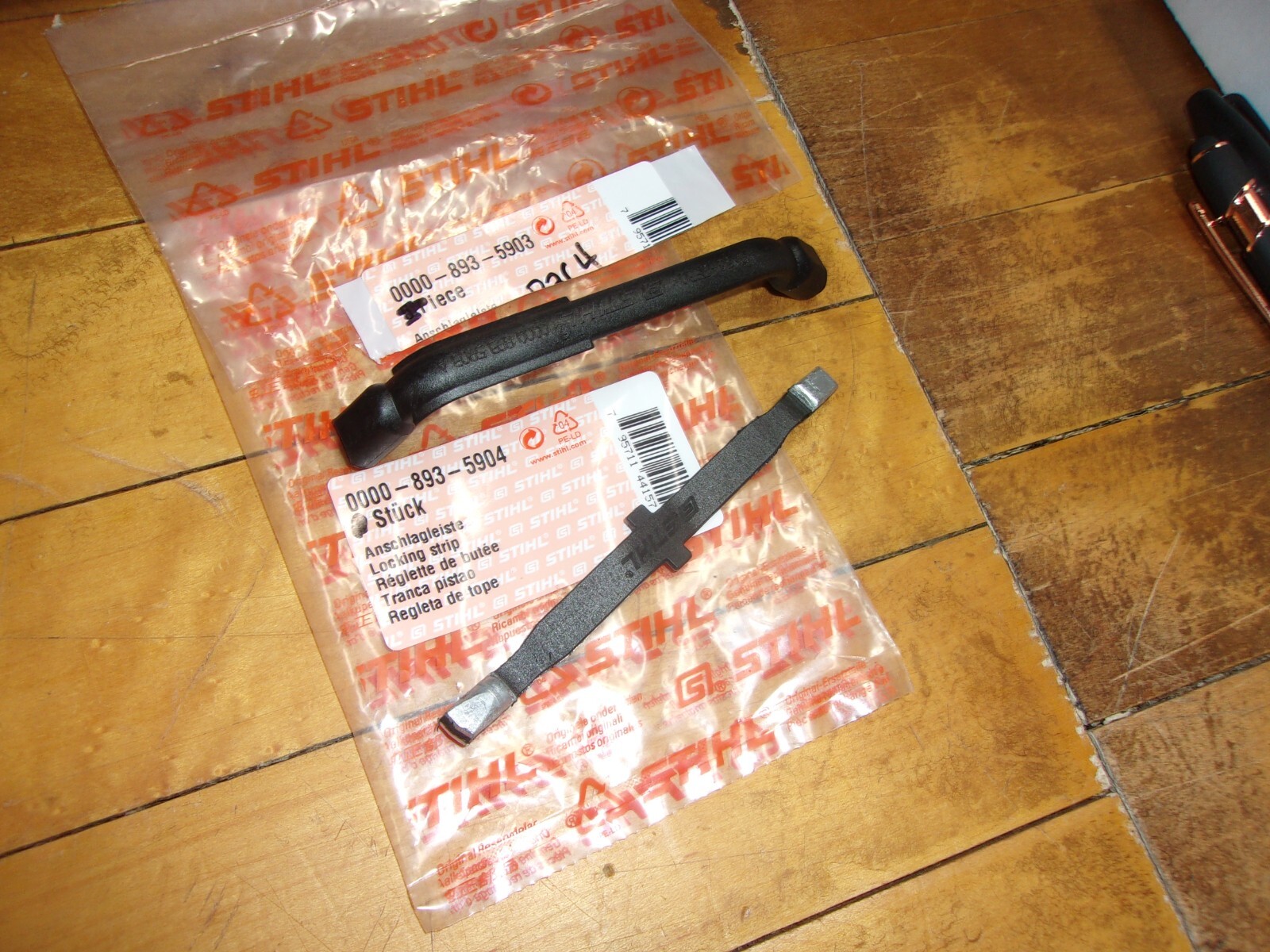 Stihl OEM Piston Stop (2) Locking Strip Chainsaw Trimmer 10mm 12mm #GL-L2A1 gallery
