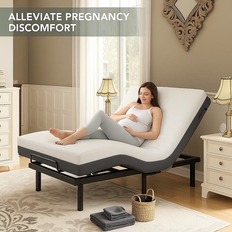 Advanced Power Base Adjustable Bed Frame w/ Massage Wireless Remote USB Twin XL gallery