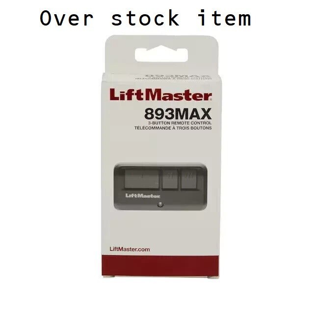 LiftMaster 893MAX 3 Button Visor Remote Control Garage Door Opener gallery