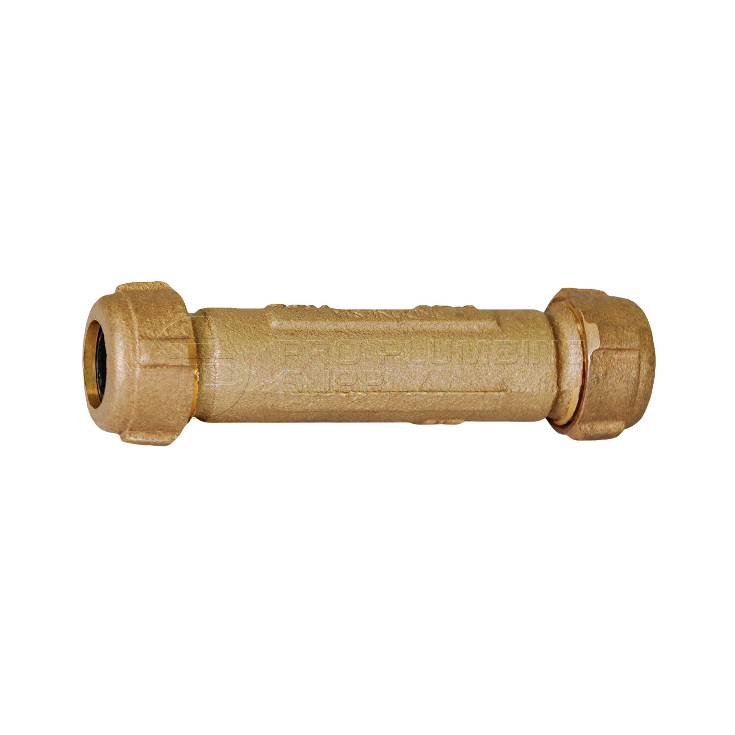 Midline Valve Compression Coupling Fitting, with Packing Nut, Brass, 5 in. Long gallery