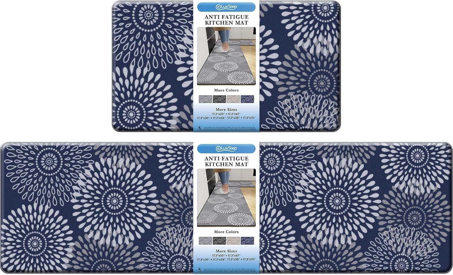 Luxstep Kitchen Mat Cushioned Rugs Anti-Fatigue Mats for Kitchen Floor,Waterproo gallery