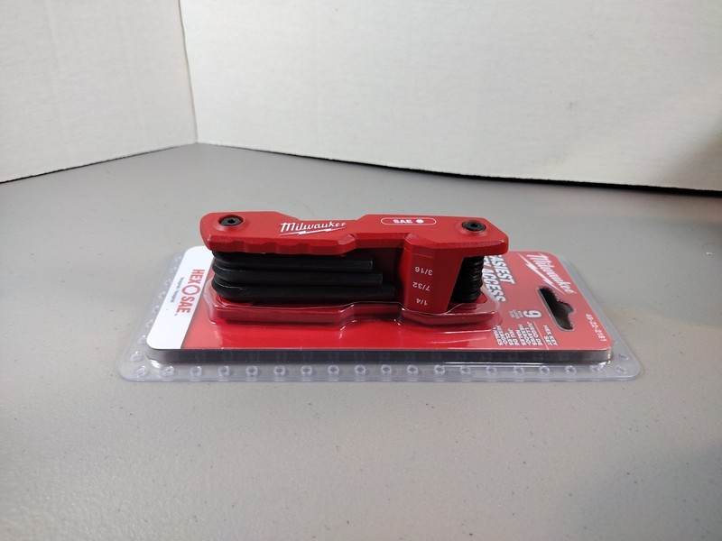 Milwaukee Easiest Key Access 9 Hex Keys MODEL#48-22-2181 Brand New Sealed gallery