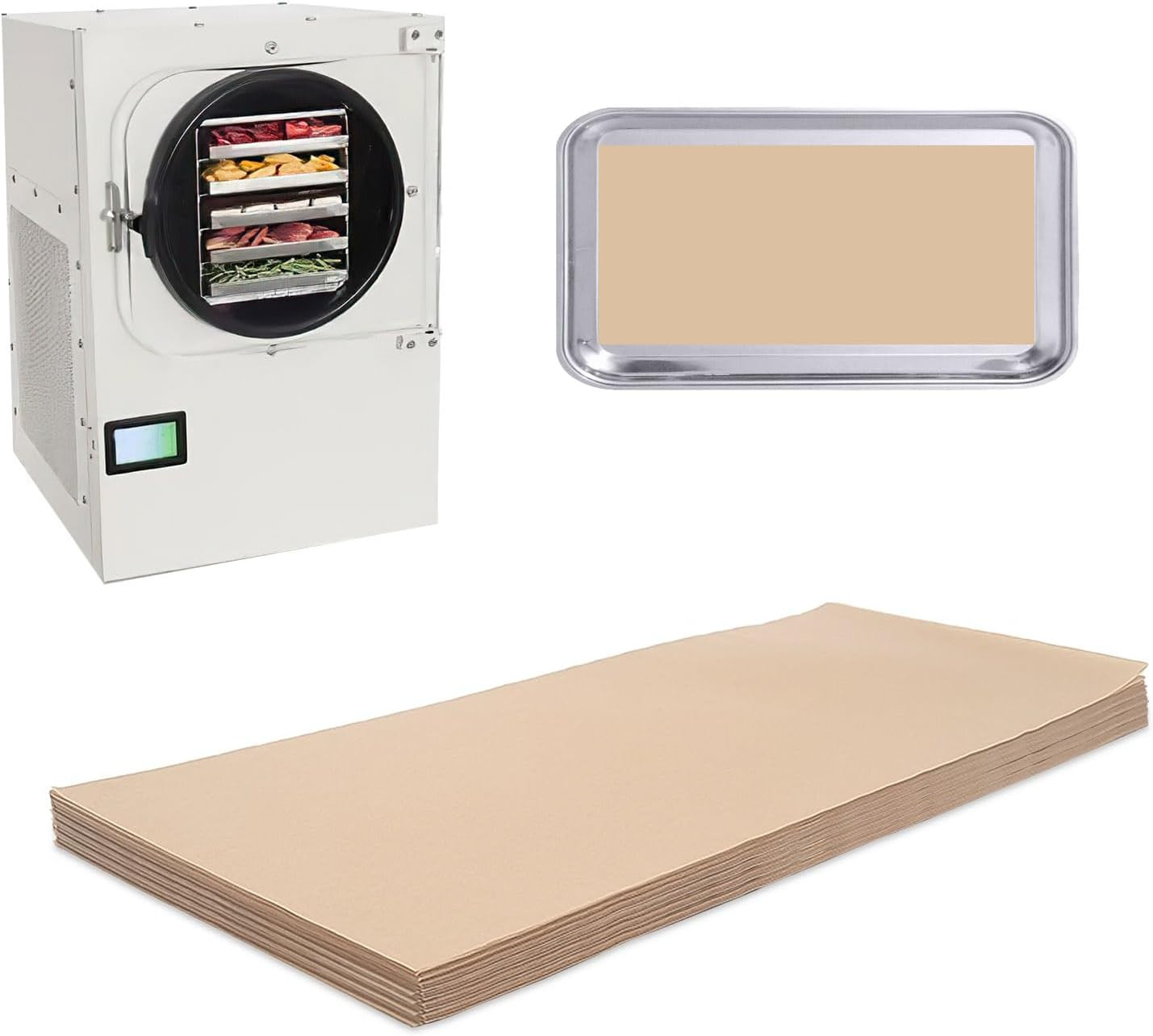 100 Pcs Tray Mats Set for HARVEST RIGHT Freeze Dryer Medium Trays Disposable Fre gallery