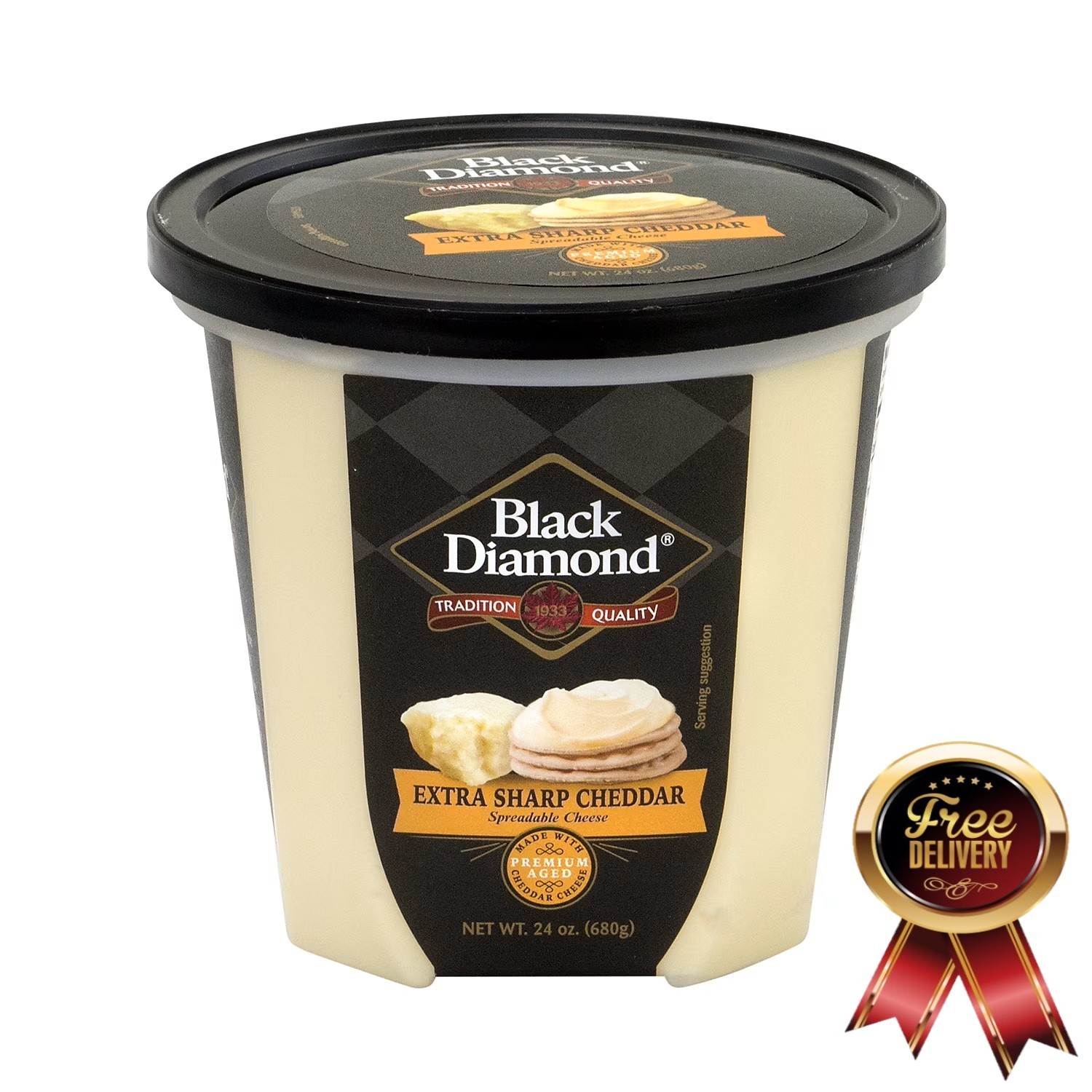 2Pack Black Diamond Extra Sharp Cheddar Spread 24 Oz gallery