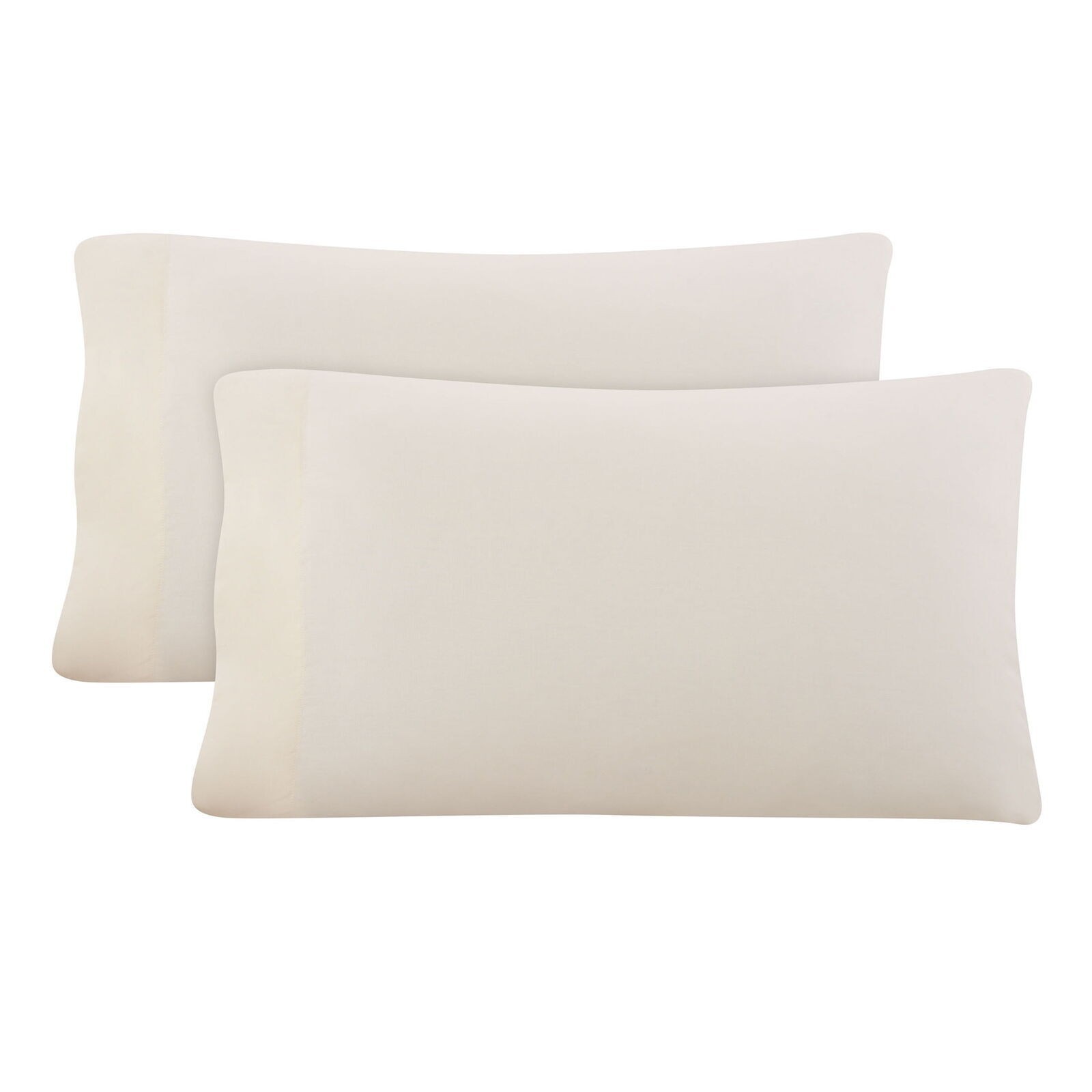 Hotel Style Tan Lyocell & Linen Blend Percale Pillowcases King 2 Count Durable gallery