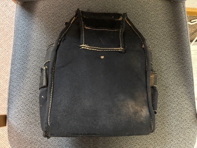 Used Rack-A-Tiers Tool Pouch Black Nylon Pre-Owned Carrier Belt Bag gallery